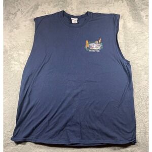 Ron Jon Surf Shop Grand Turk 2XL‎ Sleeveless T Shirt Parrot Tiki Graphic Cutoff